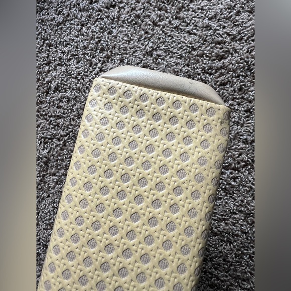 Beautiful Vintage Handbag Purse With Lucite / Bakelite Closure Rare Weave Print - Picture 8 of 16